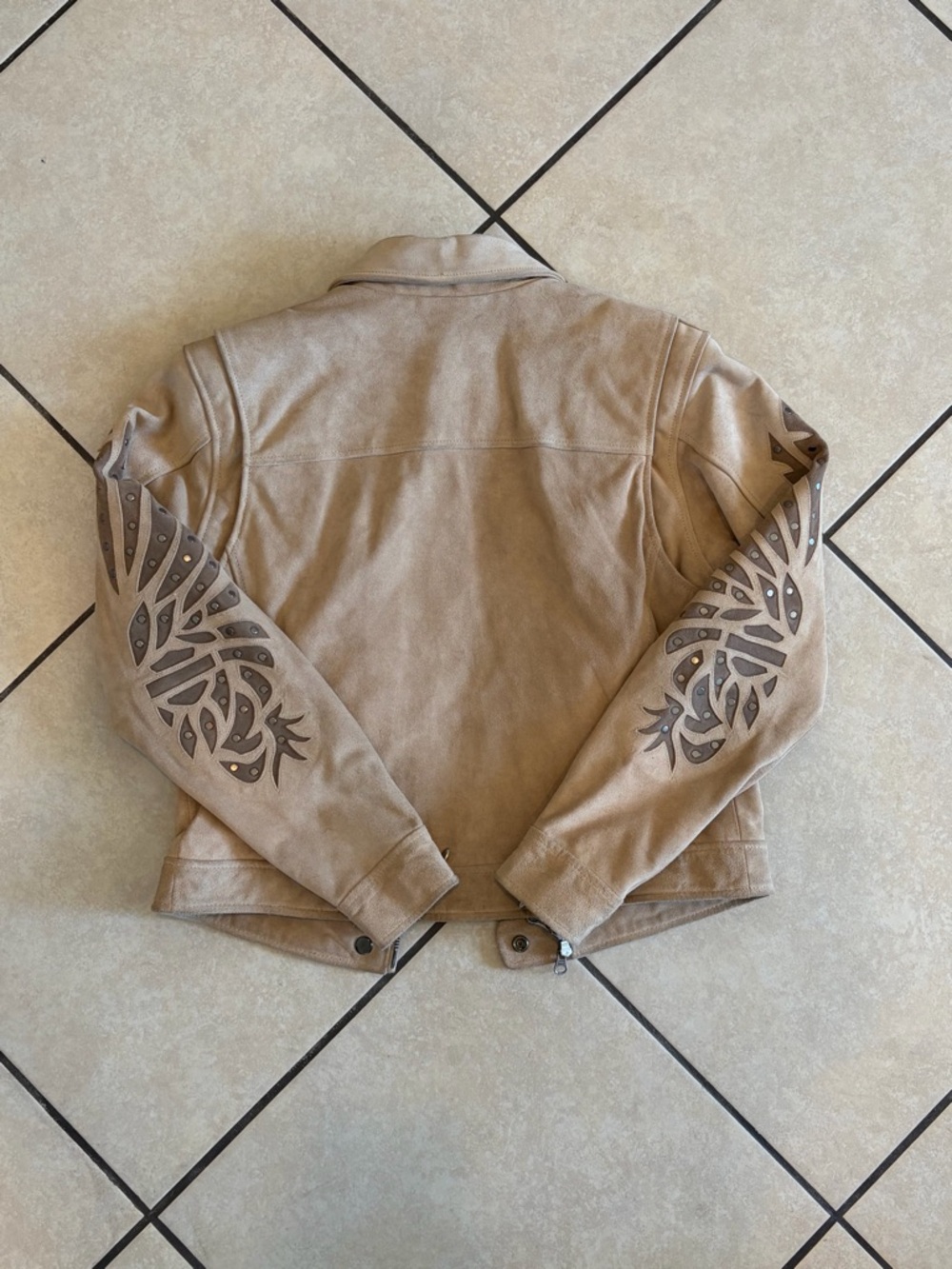 vintage harley davidson suede “santa cruz” jacket - Picture 2 of 11